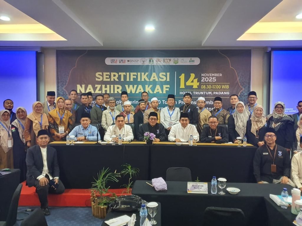 Sertifikasi Nadzir Wakaf ke-IX Resmi Digelar di Padang